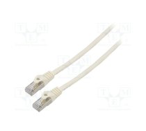 Patch cord; F/UTP; 6; stranded; CCA; PVC; white; 2m; 26AWG; Cores: 8 | PCF6-10CC-0200-W  | PCF6-10CC-0200-W