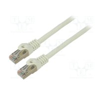 Patch cord; F/UTP; 6; stranded; CCA; PVC; white; 1.5m; 26AWG; Cores: 8 | PCF6-10CC-0150-W  | PCF6-10CC-0150-W