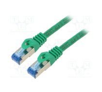 LANBERG PATCHCORD S/FTP CAT.6A 0.5M GREEN LSZH | PCF6A-10CC-0050-G | 5901969424614 | KGWLAEPAT0204