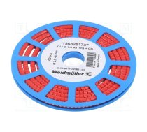 Markers; Marking: +; 2.5÷5mm; PVC; red; -30÷80°C; leaded; CLI C; reel | WM-1568251737  | CLI C 1-3 RT/SW + CD