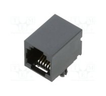 Connector: RJ12; PIN: 6; Cat 3; unshielded; gold-plated; 6p6c; THT | RJE01-660-01 | RJE0166001