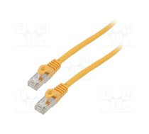 Patch cord; F/UTP; Cat 6; RJ45 plug,both sides; stranded; CCA | PCF6-10CC-0025-Y | PCF6-10CC-0025-Y