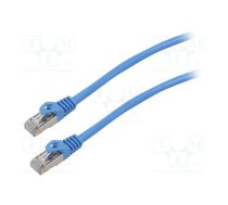 Patch cord; F/UTP; 6; stranded; CCA; PVC; blue; 1.5m; 26AWG; Cores: 8 | PCF6-20CC-0150-B  | PCF6-20CC-0150-B