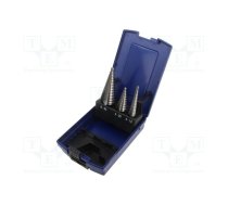 Drill set; step; high speed steel grounded HSS-G; tinware,metal | DKM-3200-0010  | 3200-0010