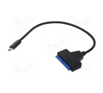 USB to SATA adapter; PnP; SATA plug,USB C plug; 0.25m; 5Gbps | SAVAK-69  | SAVAK-69