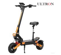 Ultron Electric Scooter S1 Street Legal Black Orange | 4-UltrS1  | 4751036030252