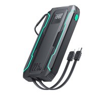 Joyroom JR-L017 22.5W 10000mAh Powerbank with built-in USB-C | Lightning cables - black | JR-L017  | 6956116797164 | JR-L017