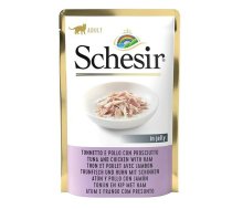 SCHESIR in jelly Tuna and chicken with ham - wet cat food - 85 g | DLKAPFKAM0047  | 8005852172501 | DLKAPFKAM0047