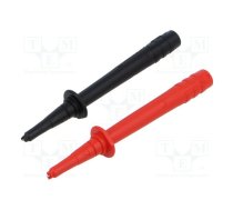 Set of measuring probes; 10A; 1kV; red and black; Contacts: brass | POM-5906A  | 5906A