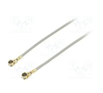 Cable; U.FL female,both sides; Type: angled; 0.4m | UFL2LPA068Y1TA400  | UFL-2LPA-068Y1T-A-400