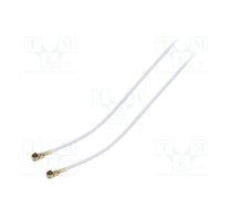 Cable; U.FL female,both sides; Type: angled; 0.3m | UFL-2LPA068Y3TA300  | UFL-2LPA-068Y3T-A-300