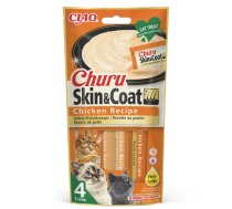 INABA Churu Skin&Coat Chicken recipe - cat treats - 4x14 g | EU672 | 4262365736727 | DLKIBNPRZ0025