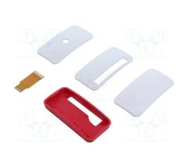 Accessories: case; rubber washer x4,base,cover x3,FPC cable | SC0038  | RPI OFFICIAL CASE FOR PI ZERO/ZERO W