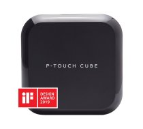 PT-P710BT "CUBE Plus" portatīvs uzlīmju printeris, melns (USB, 24mm,Bluetooth,akumulators,adapteris) | PTP710BTXG1  | 4977766788861