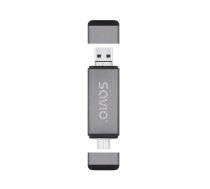 Savio USB 3in1 karšu lasītājs | AMSAOCUSAVIAK72  | 5901986048718 | SAVAK-72