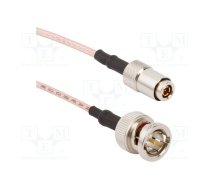 Cable; 75Ω; 1,0-2,3 male,BNC male; straight; 1.5m | 095-850-201M150  | 095-850-201M150