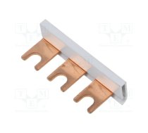 Busbar; 16mm2; Poles: 1; Urated: 400V; fork; Pitch: 17.8mm; L: 50mm | E.4116/3LW  | E.4116/3LW