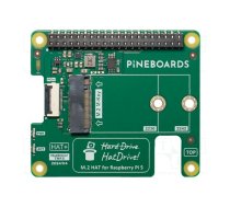 Expansion board; PCIe; adapter; Raspberry Pi 5; 65x56.5mm; 3A | TM1S  | HATDRIVE! TOP
