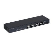 Zyxel GS-1900-24 v2 Managed L2 Gigabit Ethernet (10/100/1000) 1U Black | GS1900-24-EU0102F | 4718937621231 | SWTZYXZAR0010