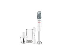 TEFAL | Blender | Optichef 3-in-1 HB643138 | Hand Blender | 800 W | Number of speeds 20 | Turbo mode | Chopper | White/Grey | HB643138  | 3016661150036