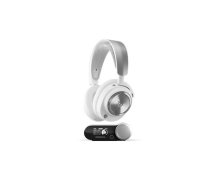 SteelSeries | Gaming Headset | Arctis Nova Pro P | Bluetooth | Over-Ear | Noise canceling | Wireless | White | 61526  | 5707119058070