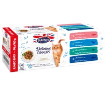 BUTCHER'S Delicious Dinners Jumbo Pack Mix Fish selection in jelly - wet cat food - 40 x 100g | DLKBHRKAM0009  | 5011792009626 | DLKBHRKAM0009