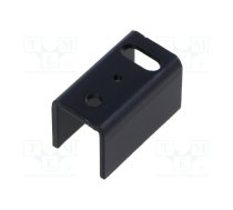 Heatsink: extruded; U; SOT32,TO126,TO220; black; L: 25mm; W: 14mm | KL-105/25/3.2/SW  | KL-105/25/3,2/SW