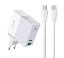 Wall charger LDNIO A2620C USB, USB-C 65W + USB-C - USB-C cable | A2620C type C to typ  | 6933138691137 | 042749