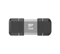 Silicon Power Dual USB Drive | Mobile C51 | 256 GB | USB Type-A and USB Type-C | Silver | SP256GBUC3C51V1S  | 4713436155584