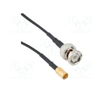 Cable; 50Ω; BNC male,SMB female; straight; 0.305m | 095-850-236-012  | 095-850-236-012