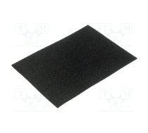 Conductive foam; ESD; L: 355mm; W: 255mm; Thk: 3mm; polyurethane | ERS-261030019  | 26-103-0019