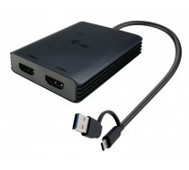 Adapter USB-A/USB-C Dual 4K/60 Hz HDMI Video | AIITCA000000052  | 8595611706844 | CADUAL4KHDMI
