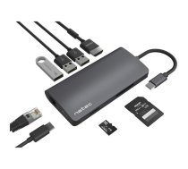 NATEC MULTI PORT FOWLER 2 (USB-C PD, HDMI 4K, USB 3.0 x3, RJ45) | NMP-1773  | 5901969431438 | WLONONWCRCKFR
