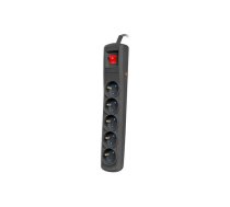Surge protector Bercy 400 5m 5 sockets black | ALNATPE00000008  | 5901969431155 | NSP-1715