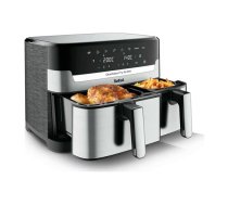 TEFAL Fryer | EY905D10 | Capacity 5.2+3.1 L | Hot air technology | Stainless Steel/Black | EY905D10  | 3045380024236