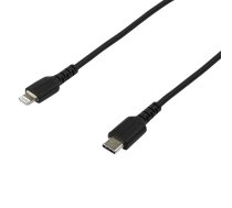 USB C TO LIGHTNING CABLE/BLACK - ARAMID FIBER | RUSBCLTMM2MB  | 0065030882309 | WLONONWCRCMTS