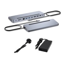 I-TEC USB-C Metal Ergonomic 4K 3x Disply | AYITCS000000074  | 8595611706639 | C31FLAT2PDPRO100W