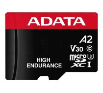 ADATA High Endurance | Flash memory card | 64 GB | microSDXC UHS-I Memory Card | Speed Class A2 / Video Class V30 / UHS-I U3 / Class10 | 420453  | 420453