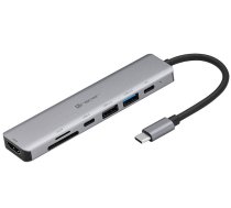 Adapter A-2, USB Type-C with card reader, HDMI 4k, USB 3.0, PDW 60W | AITRAA000046997  | 5907512868638 | TRAPOD46997