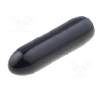 Cap; Body: black; Øint: 2mm; Mat: PVC Soft; L: 12mm; Wall thick: 0.8mm | FIX-VCP02012-BK  | FIX-VCP02012-BK