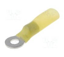 Tip: ring; M4; Ø: 4.3mm; 4÷6mm2; crimped; for cable; yellow; 150°C | ST-081/Y-T  | ST-081/Y-T