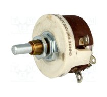 Potentiometer: shaft; single turn; 10kΩ; 25W; 6.35mm; wirewound | RHS10KE  | RHS10KE