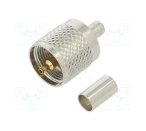 Connector: UHF (PL-259); plug; male; straight; crimped; for cable | 182115  | 182115