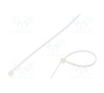 Cable tie; L: 150mm; W: 2.5mm; polyamide; 78N; natural; Ømax: 35mm | TT2.5X150/N  | TT3X150/NATURAL