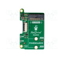 Expansion board; PCIe 2.0,PCIe 3.0; adapter; Raspberry Pi 5 | TM1XS  | HATDRIVE! NANO