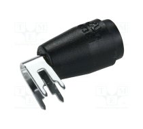 Connector: 4mm banana; socket; black; 25A; 27.7mm; PCB; 5mΩ; 1kV | CT3151SP-0  | CT3151SP-0