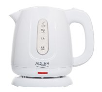 Adler Kettle | AD 1373 | Electric | 850 W | 1 L | Polypropylene | 360° rotational base | White | AD 1373  | 5905575901613