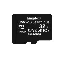 Kingston Canvas Select Plus UHS-I 32 GB, microSDHC, Flash memory class 10, SD Adapter (SDCS2/32GB) | SDCS2/32GB  | 740617298680