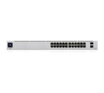 UBIQUITI Standard 24 PoE; (16) GbE PoE+, (8) GbE ports; (2) 1G SFP ports; 95W total PoE availability; Fanless, silent cooling. | USW-24-POE-EU  | 817882028554