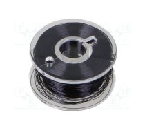 Silver plated copper wires; 0.1mm; black; Cu,silver plated; 100m | D-LD10-1  | LD10-1